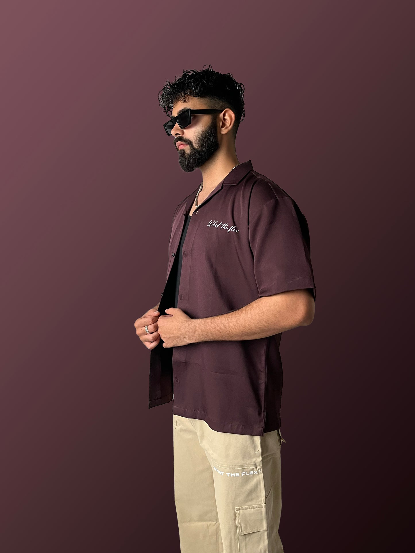 bowling, cuban, streetwear, retro, camp, guayabera, shirts, brown