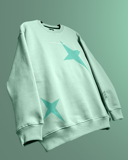 Sweatshirt, Relaxed, Comfortable, Design, WInter, Essential, Green