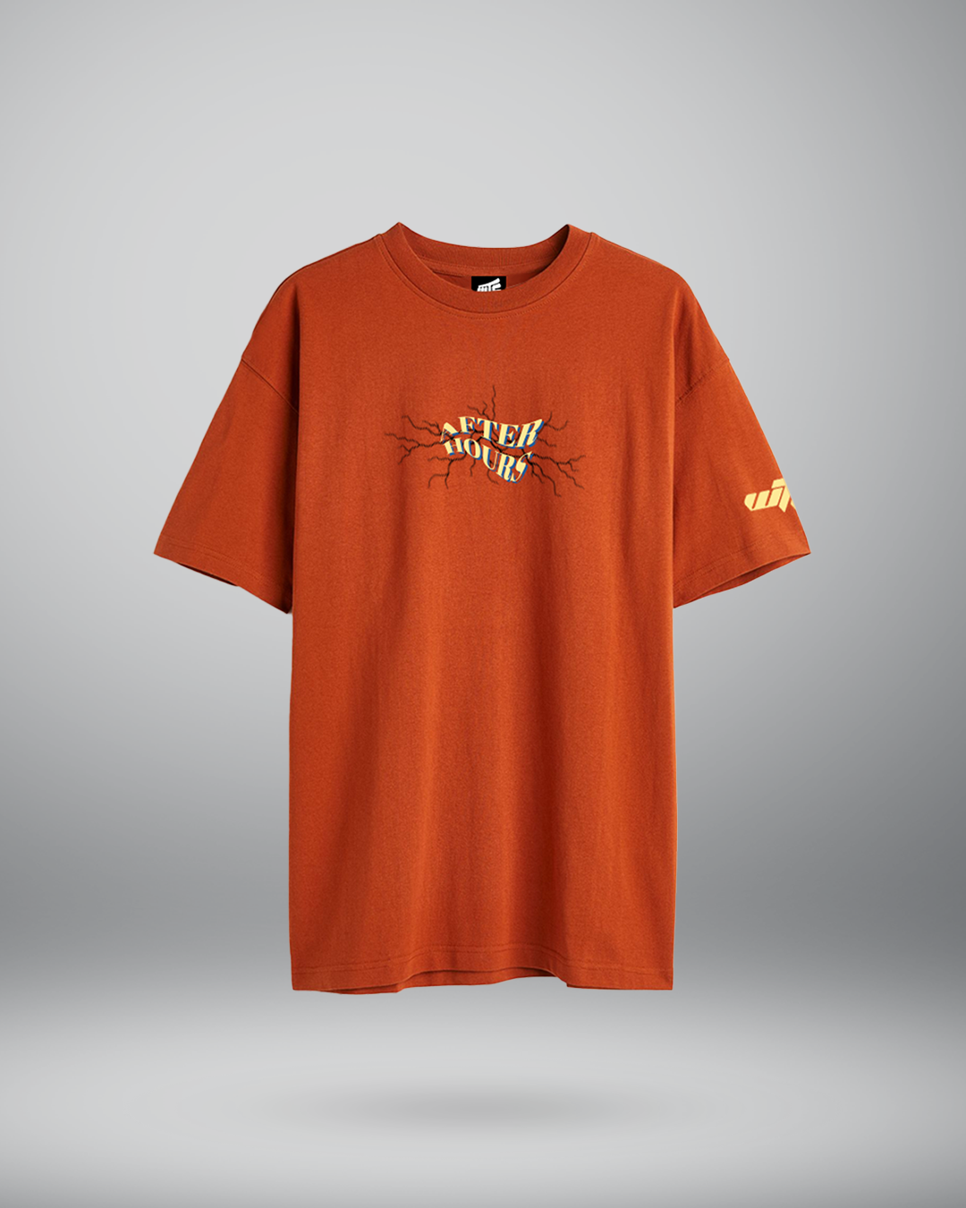 orange oversized t shirt back print , orange oversized t shirt ,  oversized t shirts for women orange colour , Buy orange Oversized Tshirts for men online