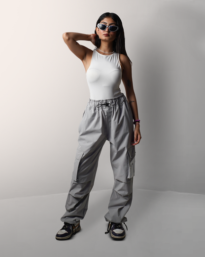 ICE GREY Parachute Pants